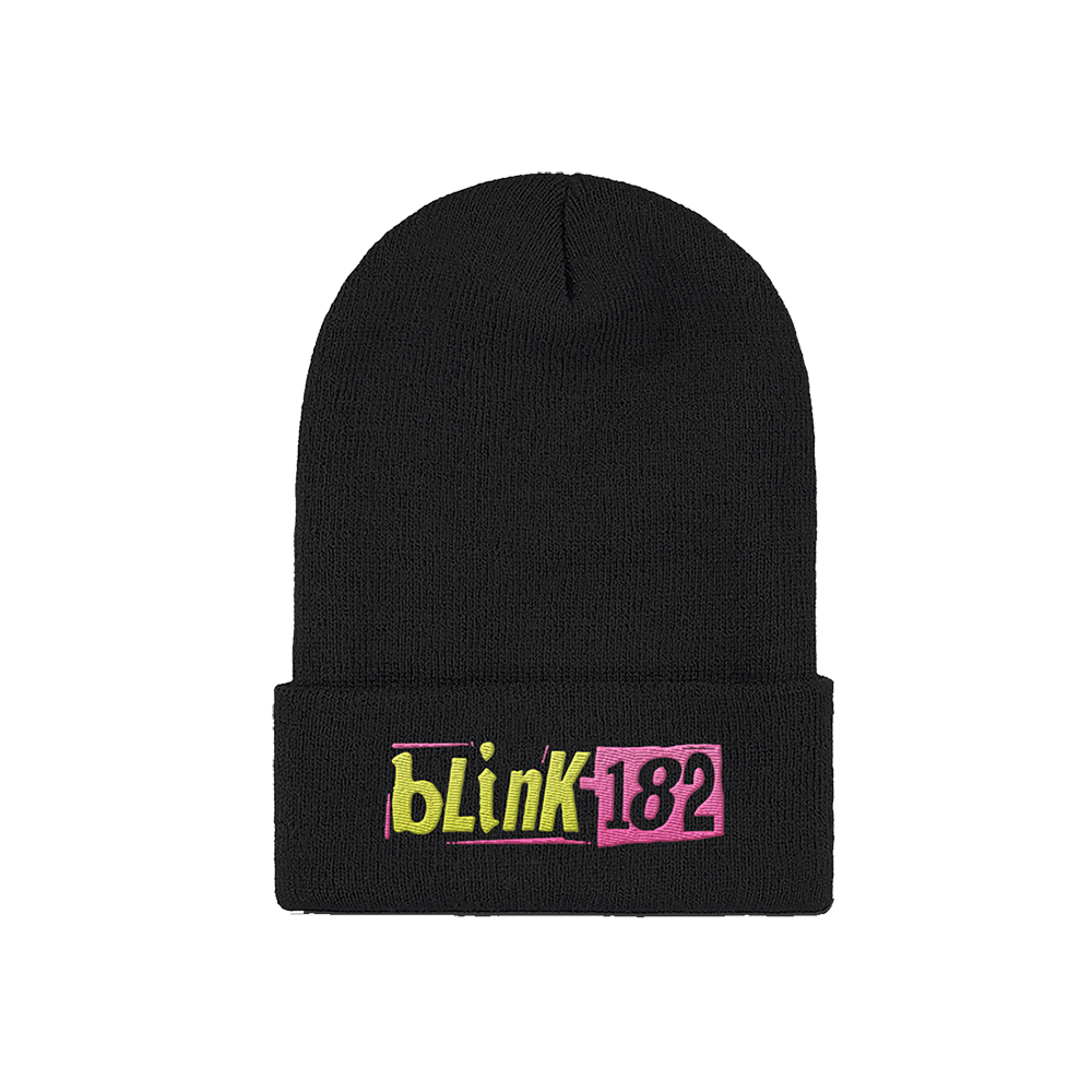 BLACK LOGO BEANIE