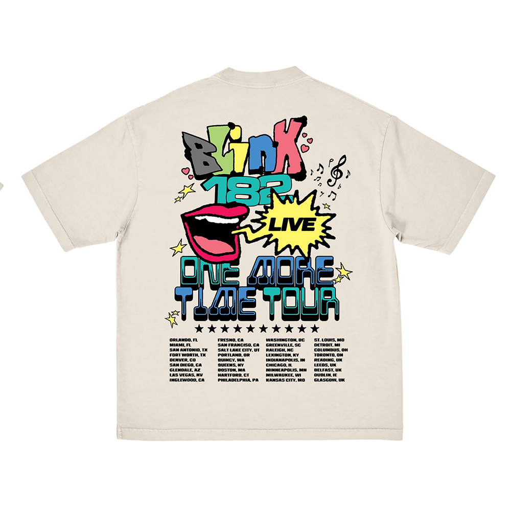 One More Time Tour T-Shirt Back 