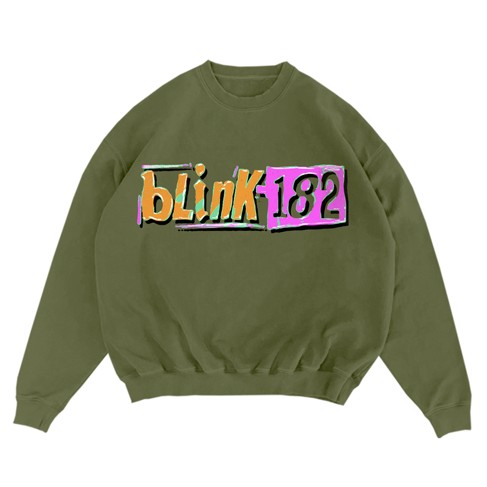 LOGO GREEN CREWNECK FRONT 