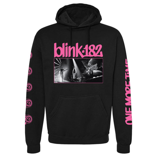 ONE MORE TIME... Photo Pullover Hoodie - Black
