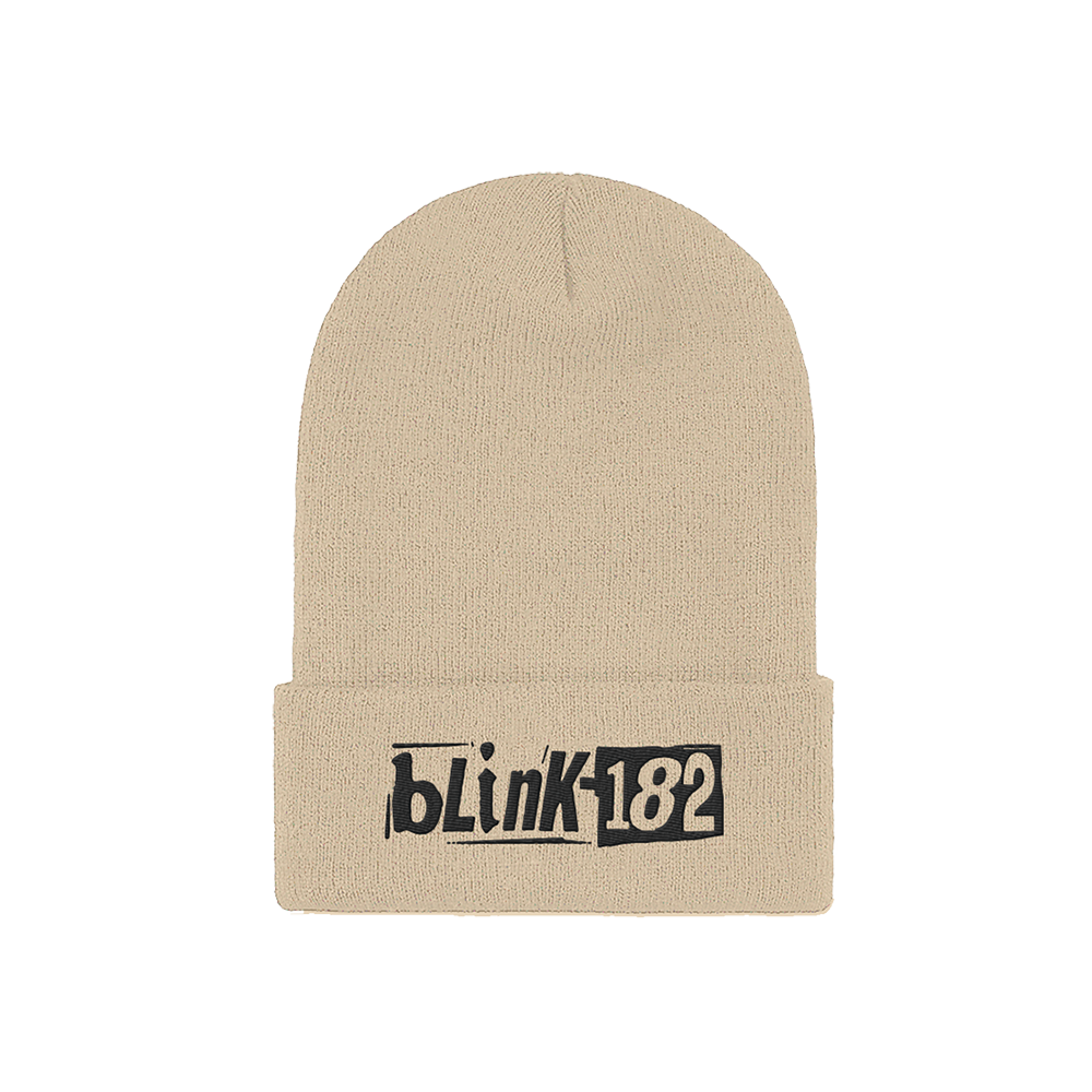 TAN LOGO BEANIE